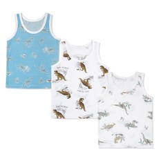 ORGANICMOM 男童純棉背心3件組 MGSUUR31_10_08