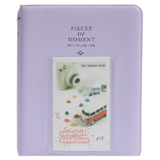 라벤티아 기념일 포토 미니 폴라로이드 앨범, 퍼플, 16매