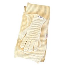 Uvely 兒童用 Gorong-i 素色圍巾 + 長手套雙手穿戴套組