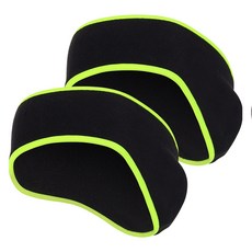 투그램플러스 스포츠 보온 헤어밴드, 블랙그린, 2개