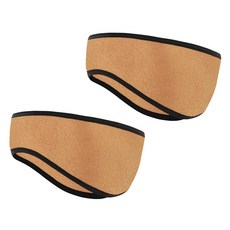 Two Gram Plus 保暖耳罩髮帶, 2個, 卡其色