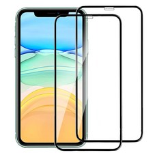 언박싱 풀커버 강화유리 휴대폰 액정보호필름 2p 세트, 1세트