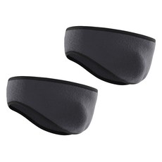 Two Gram Plus 保暖耳罩髮帶, 2個, 深灰色