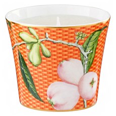 Raynaud Limoges 特雷佐弗洛里蠟燭罐, 橘色, 1個