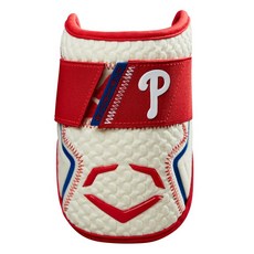 EvoShield X SRZ 打者 MLB球隊版 費城 單綁帶 護臂 WB5749601L, 奶油色 + 紅色, 1個
