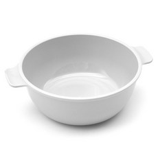 리빙메이트 유아용 피씨 파스텔 국그릇, 화이트, 1개
