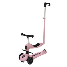 Alpaca 兒童4合1滑步車, 粉色, 1個