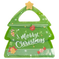 minhwashop 聖誕節手提禮物包裝夾鏈袋 I240046B, 聖誕樹, 20個