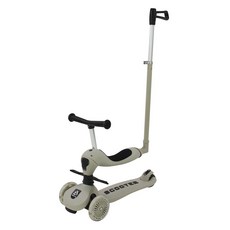 Alpaca 兒童4合1滑步車, 灰色, 1個