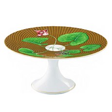 Raynaud Limoges Trésor Fleuri Marron Asarum 蛋糕架 16cm, 1個, 混合色