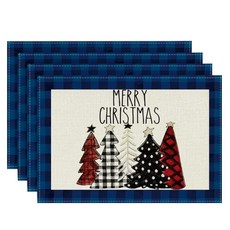 Puturo Lab 餐桌墊, 4個, 款式 7, 46 x 31 cm