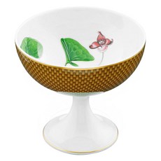 Raynaud Limoges Trésor Fleuri 馬龍色冰淇淋杯 11.8cm, 1個, 混合色