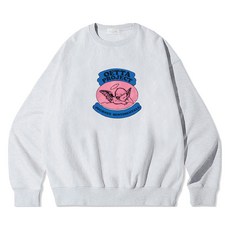 오에타 엔젤 프리미엄 더블 특기모 코튼 오버핏 맨투맨