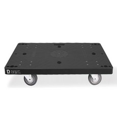 dailed 低噪音推車 黑色, 1個