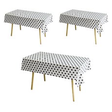 마켓피오 해피도트 일회용 식탁보 타입1, 3개, 1개입