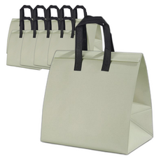 Vivid House 一次性錫箔保溫保冷袋, 柔和綠, 10個