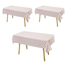 마켓피오 해피도트 일회용 식탁보 타입6, 3개, 1개입