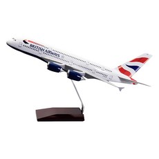 1 / 200 A380 英國航空 飛機模型 HF115643WH, 白色, 1個