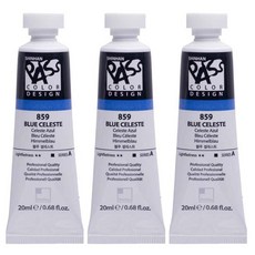 신한화구 패스컬러 튜브 물감 859번 블루 셀레스트 시리즈A 3p, 20ml, 1색