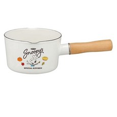 BoCuisine 感應爐適用史努比琺瑯單柄湯鍋 800ml, 13cm, 1個, 混色