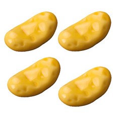 馬鈴薯陶瓷筷架, 4個, 黃色