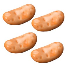 馬鈴薯陶瓷筷架, 4個, 橘色