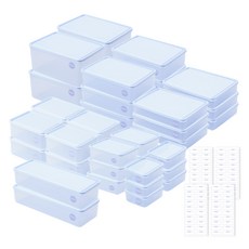 비트리 프레시 부드러운 신선 냉동실 정리용기 21p 세트, 2개, 정리용기 42p