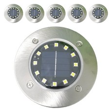 太陽能 8LED 草坪燈 6入, 混色