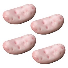 馬鈴薯陶瓷筷架, 4個, 粉紅色