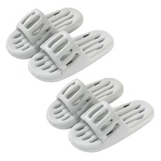 마켓감성 물빠짐 에바 욕실 슬리퍼, 그레이, 2개