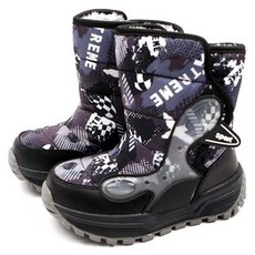 童款迴旋鏢造型冰爪保暖雪靴 BW062