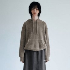 Oioicollection 女款復古連帽針織衣