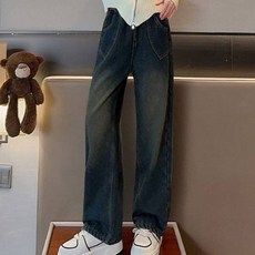 Ubly Julani 女童寬版直筒牛仔褲