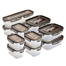 씨밀렉스 뉴콤보 밀폐용기 12p 세트, 1세트, 밀폐용기 1L x 6p + 2.3L x 4p + 2.5L x 2p