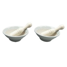 Paulus 驪州陶瓷 + 純芝麻研磨器套組 白瓷, 2套