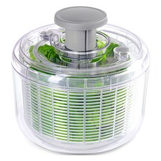 vivenzadi 按壓式旋轉蔬菜脫水器 4.2L, 1個, 混色