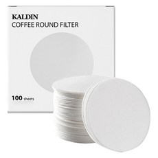 칼딘 모카포트 포터필터 여과지 더치커피기구 올 라운드 필터 화이트 51mm, 100개입, 1개