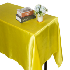 Like Zone 漂亮待客桌巾, 黃色, 145 x 145 cm, 1個