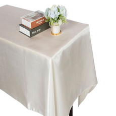 Likezone 迎賓美感桌布, 奶油象牙白, 145 x 220 cm, 1個