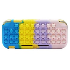 데이소이 푸쉬팝 닌텐도 스위치 실리콘 케이스 라이트, 04 블루팝, 1개