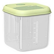 Lanboer 寵物一鍵式大容量飼料桶 M, 1個, 10L, 綠色