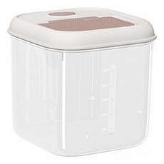 Lanboer 寵物一鍵式大容量飼料桶 M, 1個, 10L, 粉紅色