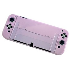 데이소이 거치 스탠드 닌텐도 스위치 하드 케이스 OLED, 05 퍼플, 1개