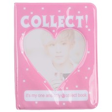 만들하비 포토카드 바인더 콜렉트북, 핑크, 32매