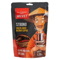 MR.VIET 越南速溶濃黑袋裝咖啡, 75g, 1袋, 1袋