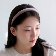 바비수 handmade 아올디 공단 볼륨 헤어밴드