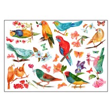 소니오 플라워 버드 인테리어 스티커, 05 리본