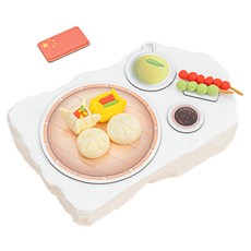 minhwashop 世界美食黏土磁鐵DIY組 中國款, 10組, 混色