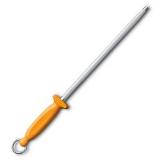 VICTORINOX 瑞士維氏 圓形細切 Yasuri 磨刀器 7.8515, 橘子, 1個