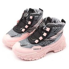 Lulushu 兒童雪地毛絨旋轉毛靴 BW044